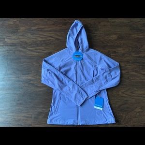 Womens Columbia Purple Softshell Hooded Jacket M